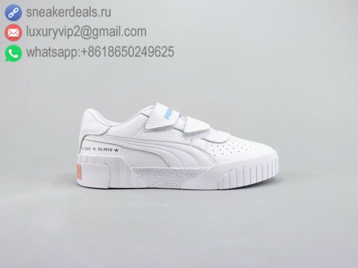 Puma Cali Velcro x SG Strap Women Leather Sneakers White Size 35-39